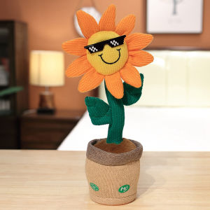 Flirtatious Flower Sunflower Toy for Babies 6 Months 8 Months Old Interactive Dancing Toy Enhanced Concentration Skills