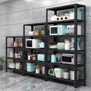 APTO All Metal Shelf Large Size Steel Shelf Metal Rack Space Savers Cold-rolled Steel Layer Shelving Storage Shelf Metal Shelf Multi-Purpose Rack Organizer Shelf Layer For Things Kitchen Cabinet Organizer Storage Adjustable Rack
