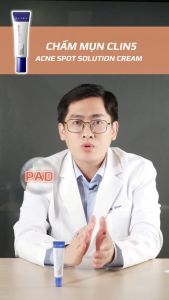 Kem dưỡng giảm mụn dưỡng ẩm kiềm dầu Clin5 Anti Acne Active Cream 40ml cho mụn viêm mụn trứng cá