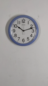100% ORIGINAL RHYTHM Silent Silky Movement Analogue Wall Clock CMG621 [Jam Dinding]