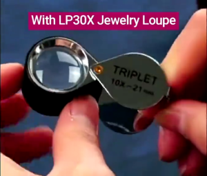 10/20/30X Jewelry Magnifying Glass Folding Pocket Magnifying Glass For Jewelry Checking Reading