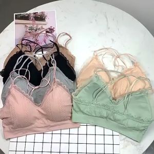MGBRA501 Pakaian Dalam Wanita Bra Tanpa Kawat Sport Bra Gym Push Up Bra Wanita Bra Olahraga