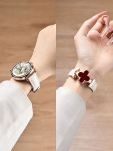 YOURSTAR | New Genuine Leather Magnetic Ladies Watch Band 41mm