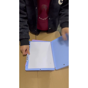 Hộp lưu trữ nẹp tập tin với bảng viết kẹp thư mục Hộp lưu trữ tài liệu A4-NIEVE