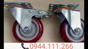 BỘ 4 BÁNH XE ĐẨY CHỊU TẢI TRỌNG ĐƯỜNG KÍNH 100mm