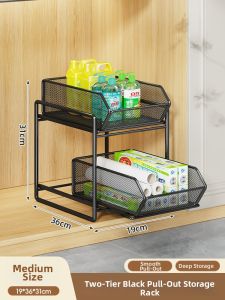 evesigar | Multipurpose Kitchen Cabinet Drawer Organizer