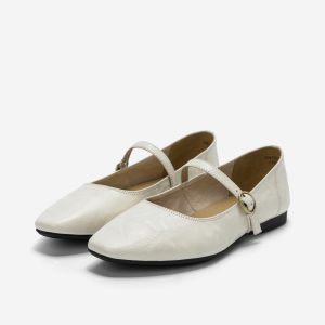 Q.VONTON | Comfortable Soft Leather Mary Jane Flats