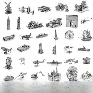 Quà Tặng Sinh Nhật Lắp Ráp Đồ Chơi Hình Khối 3D Bằng Kim Loại Toàn Bộ Thủ Công DIY Mô Hình Động Vật Giao Thông Kiến ​​thức