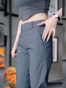 HULIXIONGDI | Summer Lightweight Loose Fit Straight Casual Pants Men