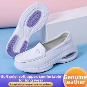 SHIYAN | Soft Soled Breathable Anti-Slip Leather Nurse Shoes