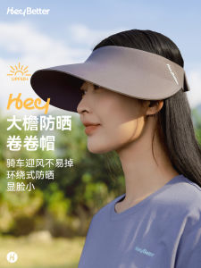 HeyBetter Adult Sun Protection Hat Womens Large Brim Ultra Lightweight Washing Machine Outdoor Sunshade Hat Natural Beauty Tool