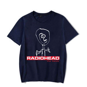 Sanrio | Summer Radiohead The Bends Tshirt Loose Casual Hip-hop Men Woman T-shirt Top Street Clothing Harajuku Cartoon Letter Couple Top