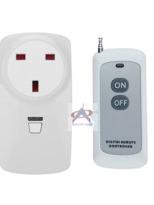 UK Standard Wireless RF Remote Socket Hong Kong Plug Three-legged British Remote Controller Plug Home Automation Switch