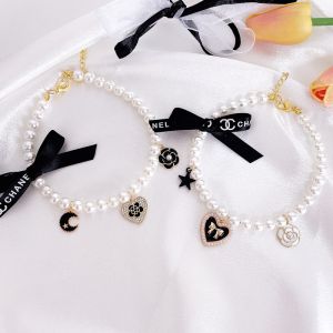 คอรูปโบว์ลายดอกคาเมลเลีย สำหรับสัตว์เลี้ยง สร้อยคอรูป คอรูป คอมูกเทียม สร้อย สร้อย เพศ หญิง