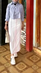 Alice Skirt Rainbow Rok Korean Knit Hornet / Rok Span / Rok Span Knit Hornet Wanita Terbaru