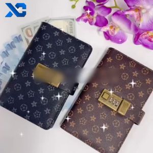 A6 Envelopes Money Saving Challeng Large Capacity PU leather Waterproof Mini Binder Save Money book