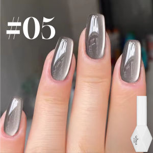 Sơn Móng Tay Gel Mắt Mèo WS All Season Ice Transparent Black Glass Bead 10ml Siêu Bóng Trắng Sáng Kiểu Mới Hot 2025