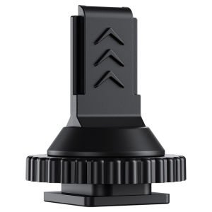 JJC | JJC Cold Shoe Adapter For DJI Mic 2 with 1/4-20 Tripod Thread Adapter for Use On Cages Tripods And On Camera Hot Shoe