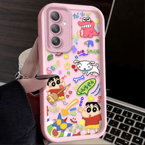 Bandai | Ốp Điện Thoại Crayon Shin-chan Graffiti Silicone Cho Samsung Galaxy A Series Chống Trầy Xước Chống Sốc Thiết Kế Mờ Nhẹ Vỏ Điện Thoại