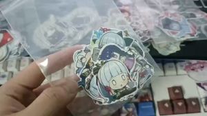 Genshin Impact - Set 10/15/30 Sticker Kamisato Ayaka / Ayaka game Genshin Impact hình dán trang trí vali điện thoại laptop mũ bảo hiểm chống nước chống xướcsiêu đẹp