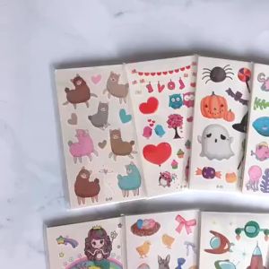 Temporary Tattoo Cute Removable Fake Tattoos for Kids Children Birthday Party Cute Toys Creative Stickers