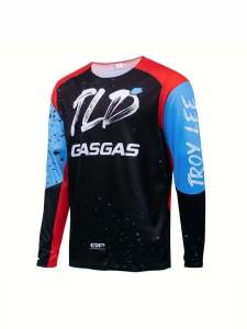 TLD Summer Cycling Clothing Mens Outdoor Sports Mountain Bike Bicycle Clothing Breathable Quick-Drying Multi-Color off-Road Motorcycle Clothing