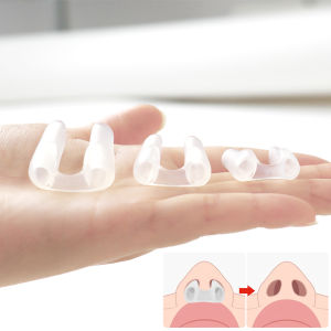 ที่หนีบจมูกซิลิโคนสำหรับเสริมจมูก ปรับแต่งรูปทรงจมูก แก้ไขจมูก