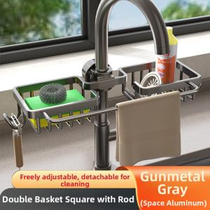 Kitchen Space Aluminum Multi-functional Organizer Shelf