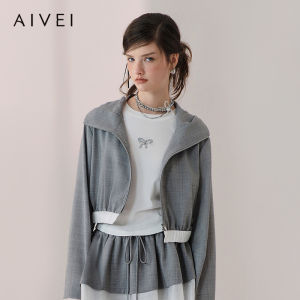 AIVEI | Casual Salty Relax Feeling Spring Hooded Jacket