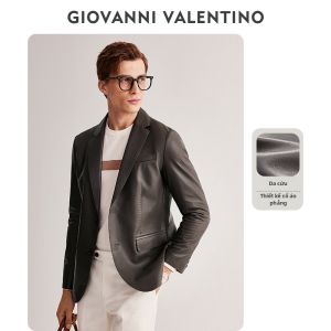 GIOVANNI VALENTINO | Áo Khoác Da Thật Phong Cách Thường Ngày