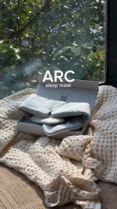 [Bedtribe] Arc Premium Iced Bamboo Sleep Mask | 100% Total Blackout (Contoured & Zero Eye Pressure)