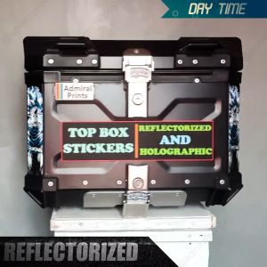 Alloy Top Box Sticker Waterproof Goku Tremendous Power(REFLECTORIZED)