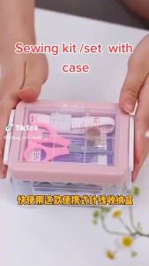 30pcs sewing box three layers sewing kit