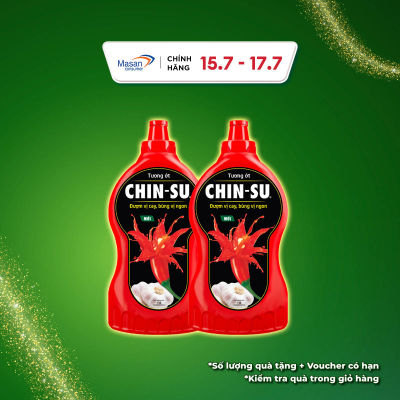 [15.7-17.7 Voucher 18% CHO ĐƠN TỪ 199k]Combo 2 Tương Ớt CHIN-SU 1KG (Bao bì có thể thay đổi theo đợt nhập hàng)