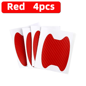 4pcs Car Door Handle Protection Stickers Available In Multiple Colors Carbon Fiber Stickers Car Scratch Protection Stickers