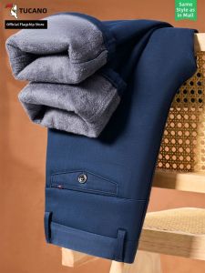 TUCANO | Thickened Flannel Trousers Winter Pants