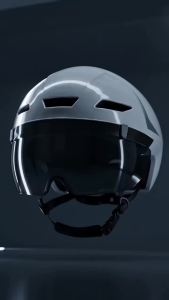KAV Aero TT Cycling Helmet With Built-in Goggles Triathlon Time Trial Road Bike Helmet Men Women Aerodynamic Racing Bicycle Safe