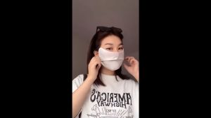 Khẩu Trang 3D Chống Nắng UPF 50+ Chống Tia UV Cực Tốt Ôm Khít Mặt Chất Vải Mát Lạnh Nhẹ Và Thoáng Khí Bảo Vệ Mắt Làm Thon Gọn Khuôn Mặt