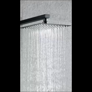 Water Heater Use Concealed Wall-Mounted Square Arm Rain Shower Head Horizontal Bar Fixed Seat Outlet