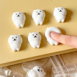 6pcs Self deprecating Bear Pinch Fun Bear Pinch Cute Expression Stress Relieving Toy Little Nose Ga Cute Childrens Prize