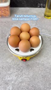 Alat Rebus Telur Portable Otomatis YS-203: Membuat Telur Matang & Setengah Matang