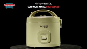 Nồi Cơm Điện 1.8L Sunhouse MaMa SHD8665G - Hàng Chính Hãng