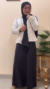 Dalaman Gamis Manset Wanita Lengan Panjang Jersey Premium