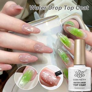 BORN PRETTY Water Drop Top Coat Gel Nail Polish Set 3D Water Droplet Decoration Manicure Semi Permanent UV LED Gel 1/2/3Pcs