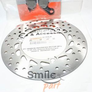 Piringan Cakram Belakang Disk Disc Rem Brake Nmax N-max Aerox Lexy Lexi 155 + Kampas rem cakram 2DP