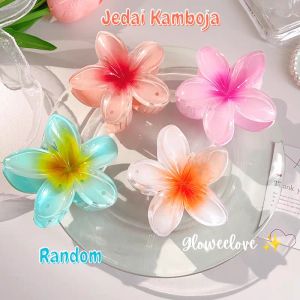 Jepitan Rambut Wanita Jepitan Bunga Kamboja Jedai Rambut Flowers Jedai Bunga Jepit Rambut Model Bunga Kamboja
