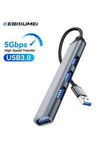 Kebidumei | KEBIDUMEI 4 in 1 USB Hub USB 3.0 5Gbps Splitter OTG Adapter for Desktop PC Laptop Macbook Mouse Keyboard U Disk Docking Station