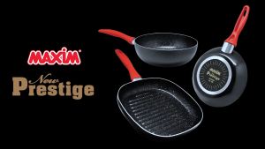 Maxim New Prestige Wajan Teflon Anti Lengket 22cm Frypan