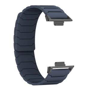 Magnetic Silicone Strap for Xiaomi MiBand 8 9 Pro Sport Armor Pattern Band for Redmi Watch 4 5 Smart Watch Bracelet Accessories