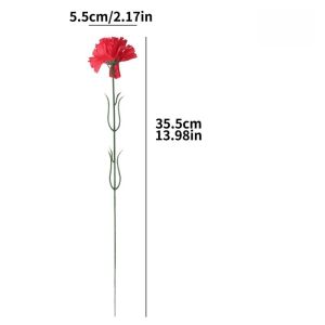 20Pcs Cao Cấp Thực Tế Cảm Giác Carnation bó hoa nhân tạo đạo cụ chụp ảnh Đám Cưới Lễ Hội Trang Trí cắm hoa